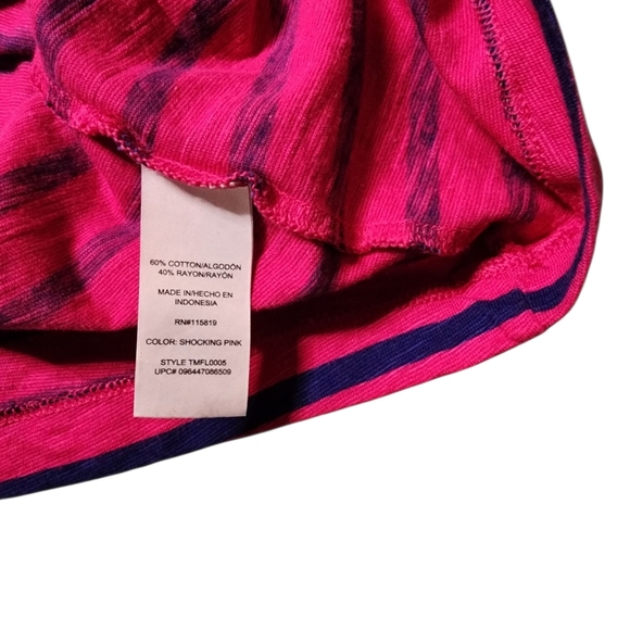 Pink and Purple Striped Maxi Dress - Picture 6 of 6